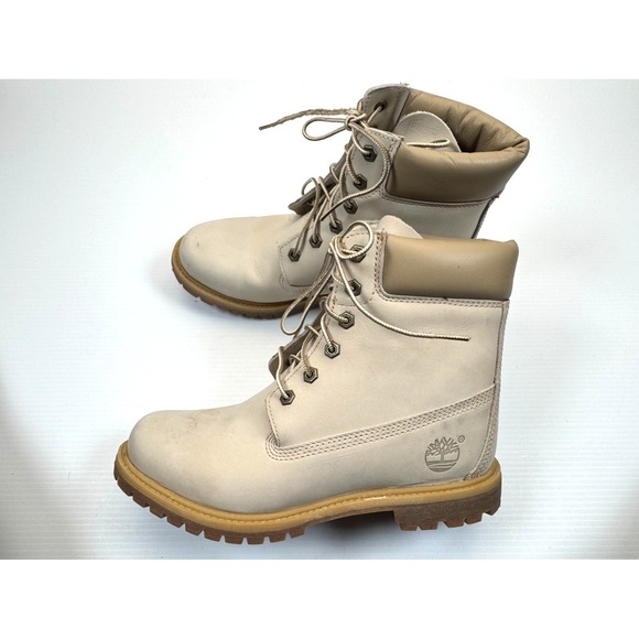 Timberland Linden Premium 6-Inch Waterproof Boots Women 10M Lace-up Leather